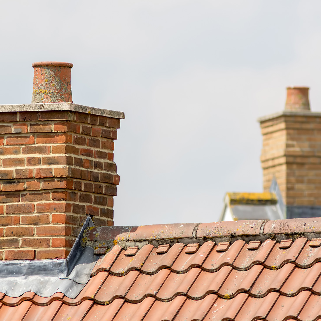 Traditional brick chimney repointing and leadwork repair service